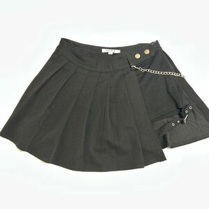 Lychee the Label Black Pleated Skort